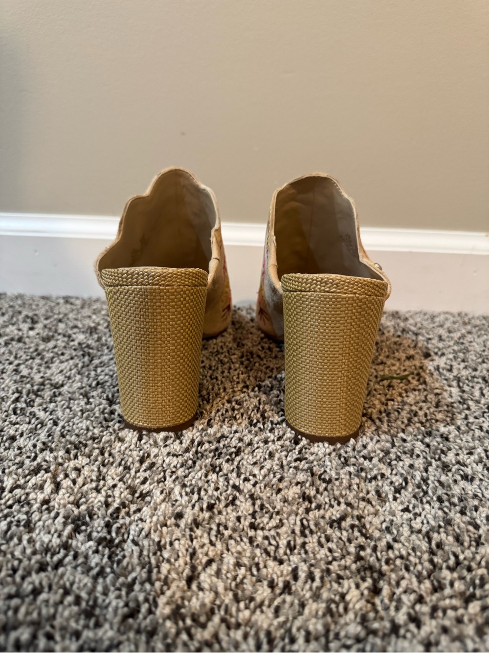 Sam Edelman Embroidered Block Heels - Picture 4 of 8